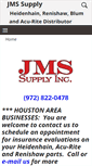 Mobile Screenshot of jmssupply.com