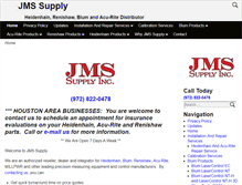Tablet Screenshot of jmssupply.com